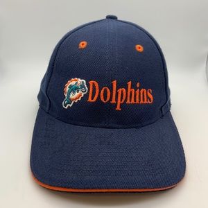 Vintage 90s Miami Dolphins Puma Retro Logo NFL Pro Line Acrylic/Wool Hat